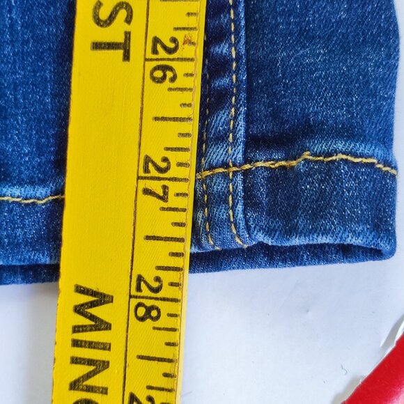 Harley -Davidson jeans women's size 29 denim blue mid rise slim boyfriend - Picture 14 of 16